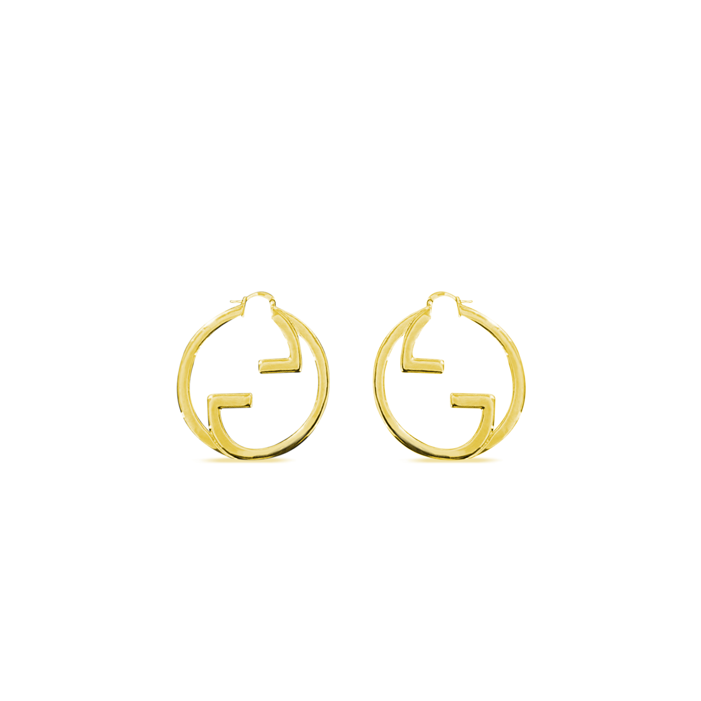 GUCCI INTERLOCKING G LARGE EARRINGS
